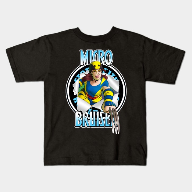 Micro Bruiser Kids T-Shirt by SCRG